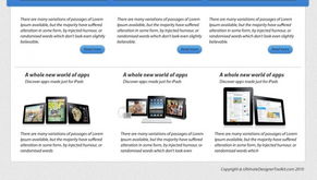 PS設(shè)計(jì)一個(gè)干凈的蘋(píng)果iPad產(chǎn)品網(wǎng)站網(wǎng)頁(yè)制作教程